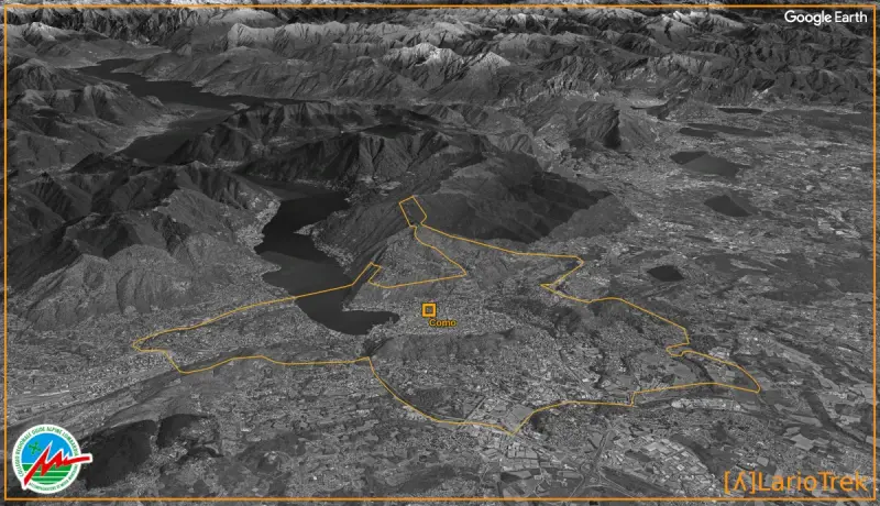 Comune di Como - Google Earth Image