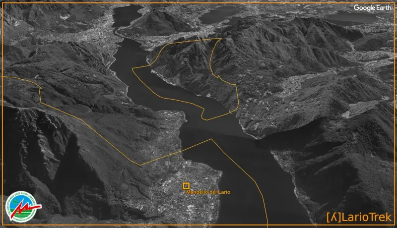 Comune di Mandello del Lario - Google Earth Image