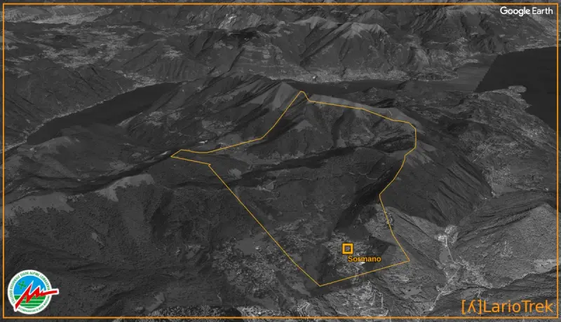 Comune di Sormano - Google Earth Image