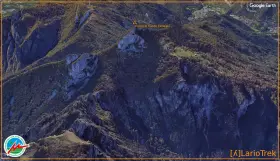 Corno Centrale di Canzo  (Google Earth Image)
