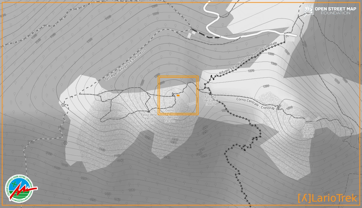OpenStreetMap - Cresta Baracca
