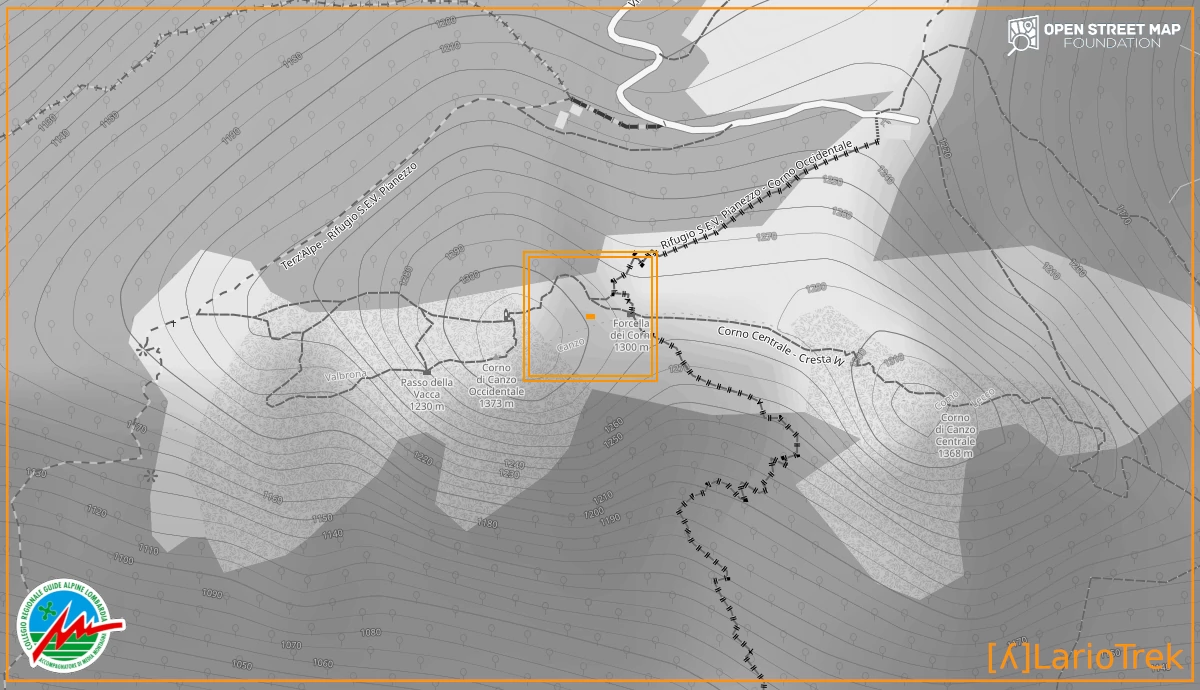 OpenStreetMap - Cresta Verga-Alberici