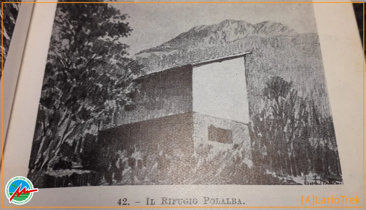 Il Rifugio Polalba in un disegno di Fausto Cattaneo