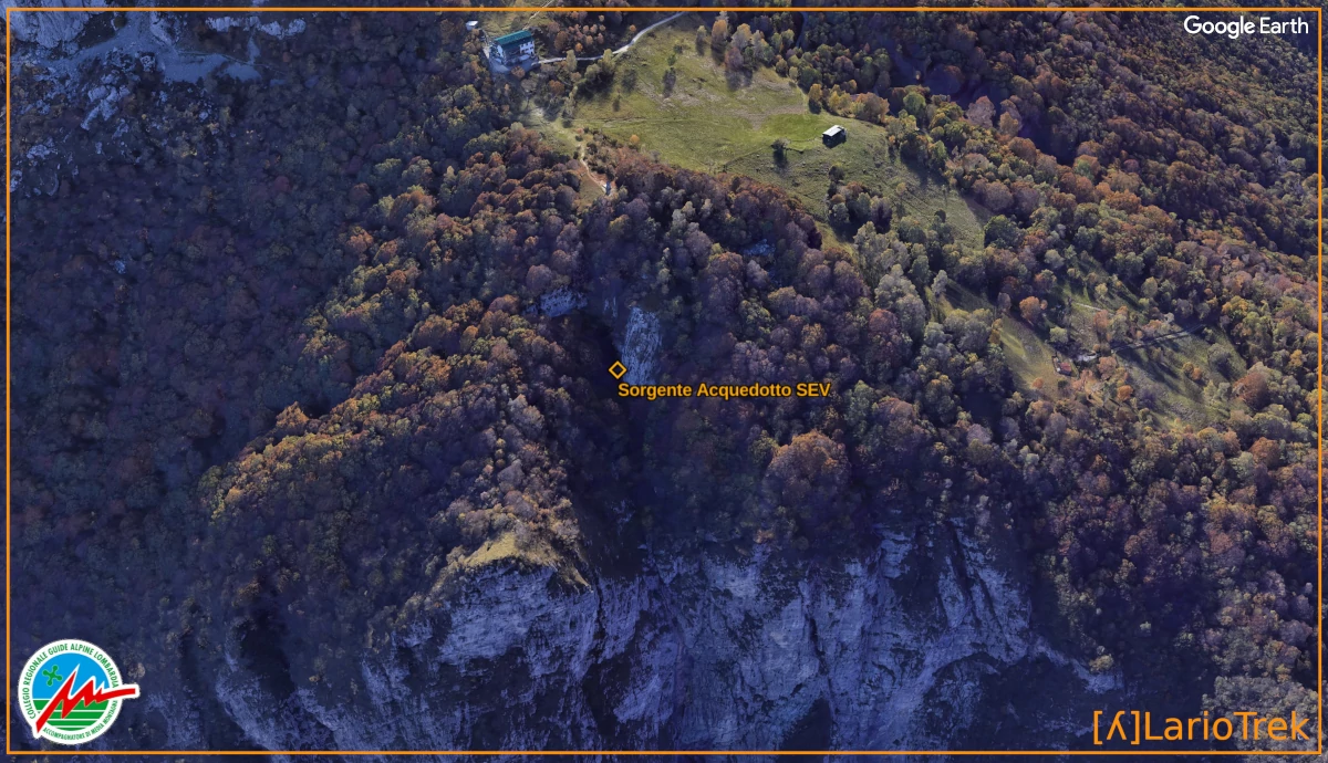Google Earth Image - Sorgente Acquedotto SEV