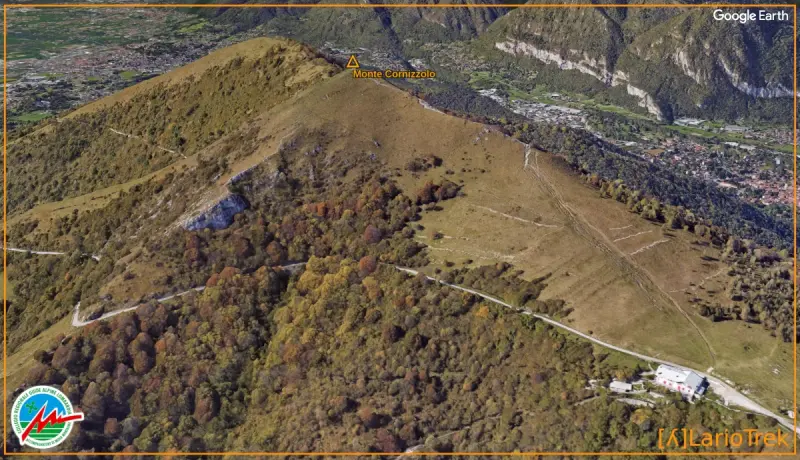 Cima Monte Cornizzolo - Google Earth Image