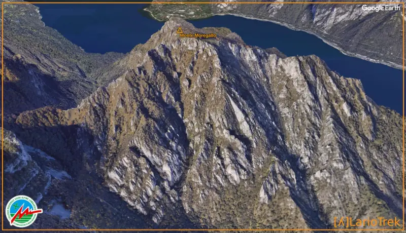 Cima Monte Moregallo - Google Earth Image