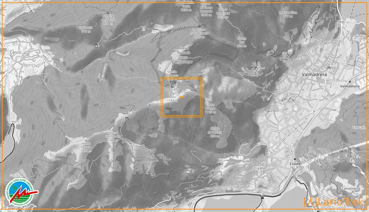OpenStreetMap - Cima Monte Rai
