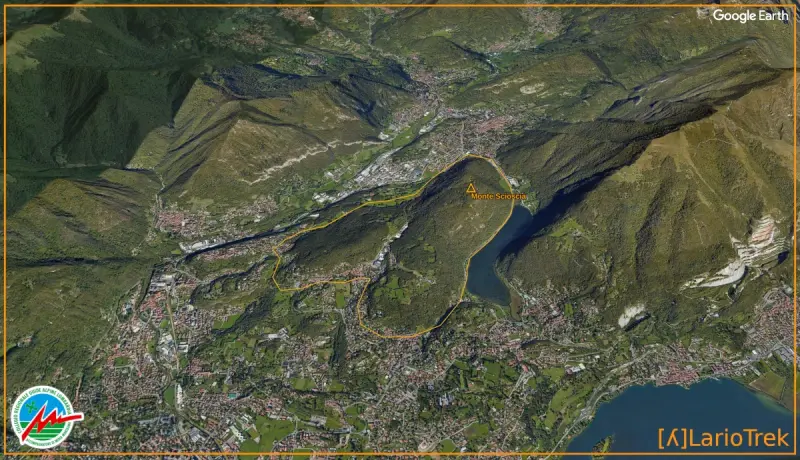 Monte Scioscia - Google Earth Image
