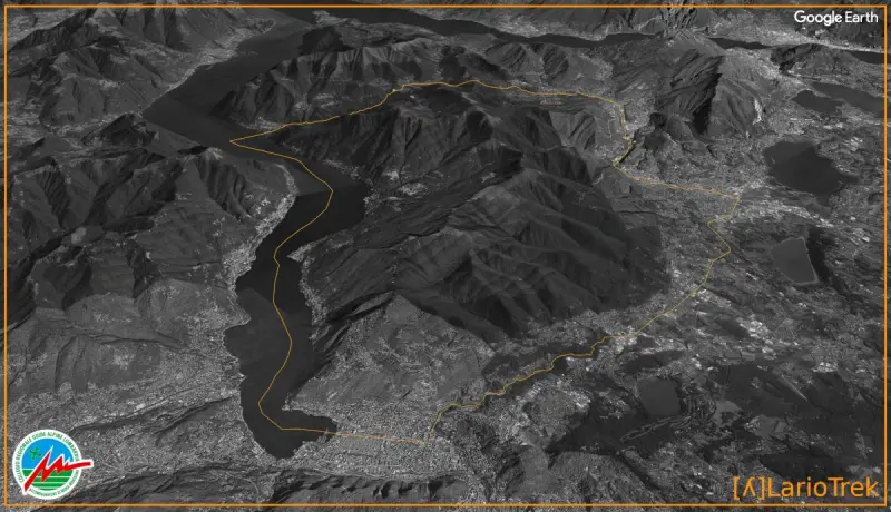 Gruppo del Palanzone - Google Earth Image