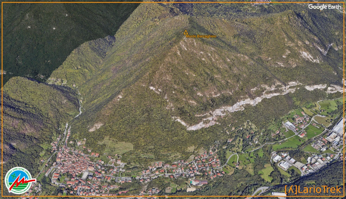 Google Earth Image - Cima Monte Barzaghino