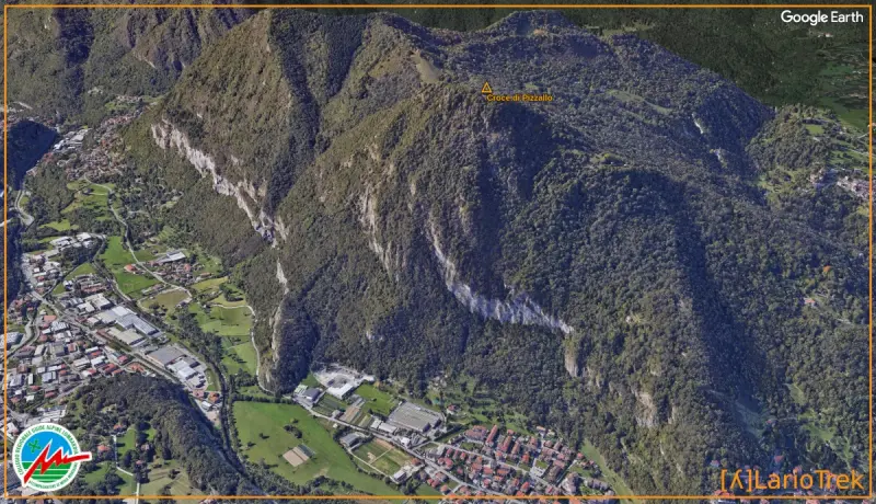 Croce di Pizzallo - Google Earth Image