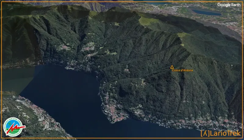 Croce d'Ardona - Google Earth Image