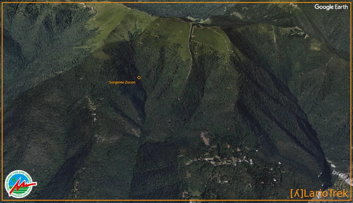 Google Earth Image - Sorgente Zucon Google Earth Image - Sorgente Zucon