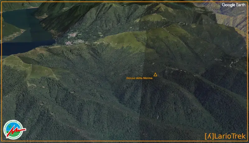 Dosso della Merma - Google Earth Image
