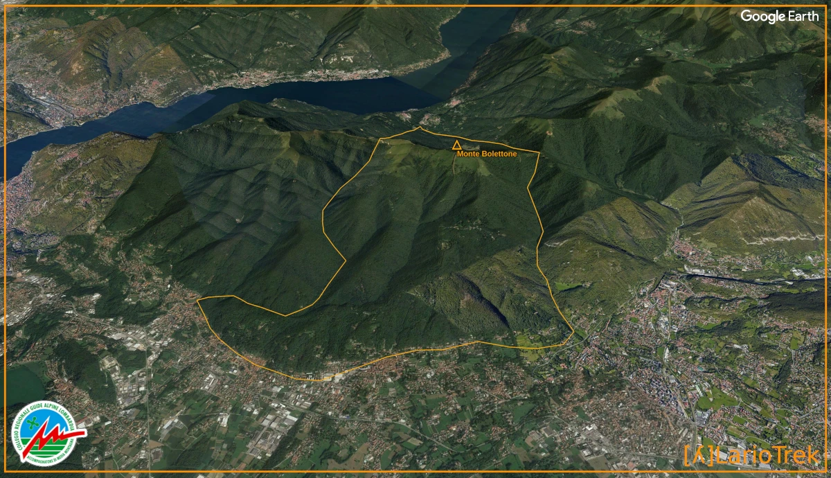Google Earth Image - Monte Bolettone