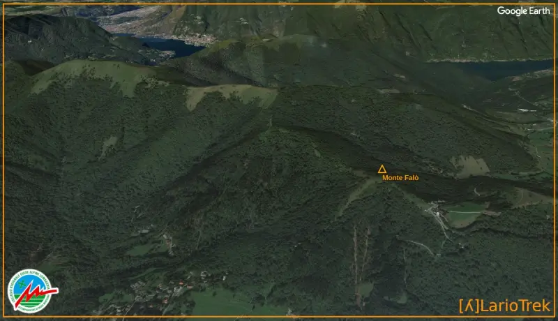 Monte Falò - Google Earth Image