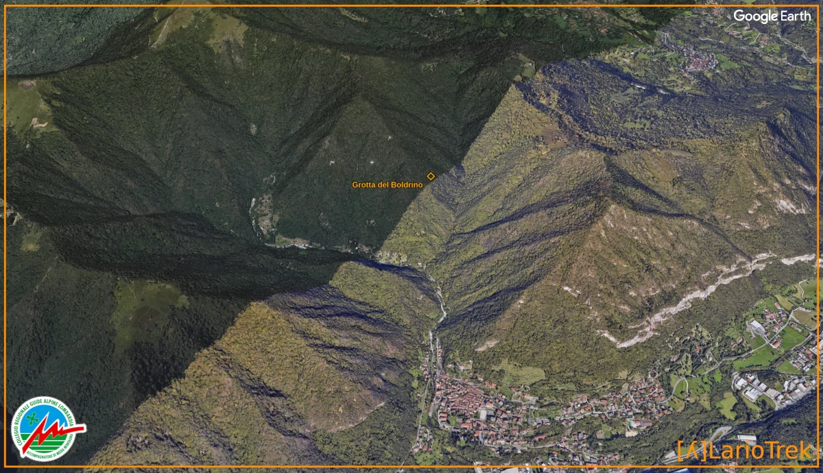 Google Earth Image - Grotta del Boldrino