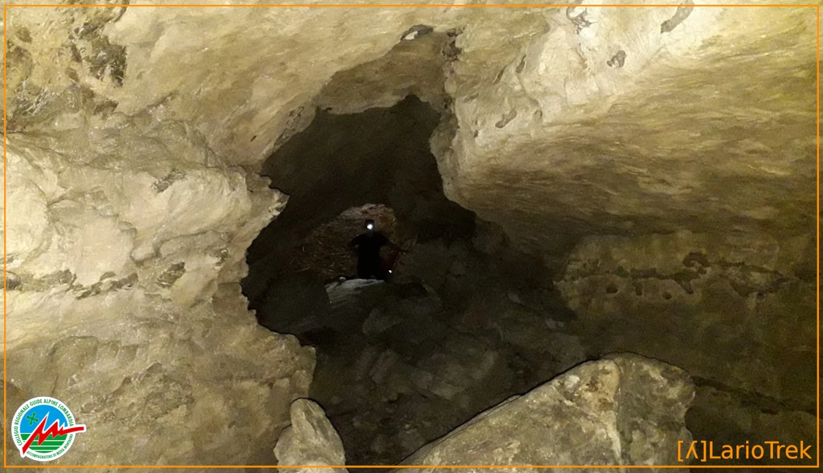 L'interno della Grotta del Boldrino