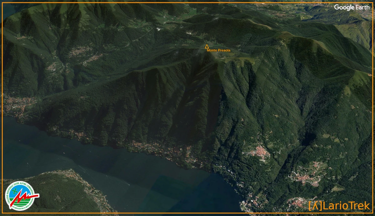 Google Earth Image - Cima Monte Preaola Google Earth Image - Cima Monte Preaola