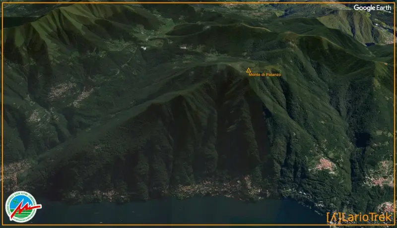 Monte di Palanzo - Google Earth Image