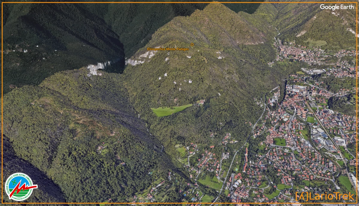 Google Earth Image - Elisuperficie Monte Panigas