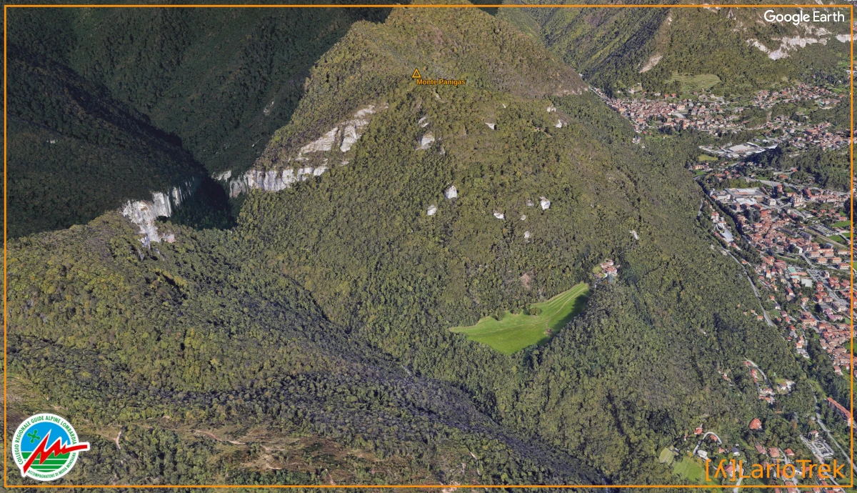Google Earth Image - Monte Panigas