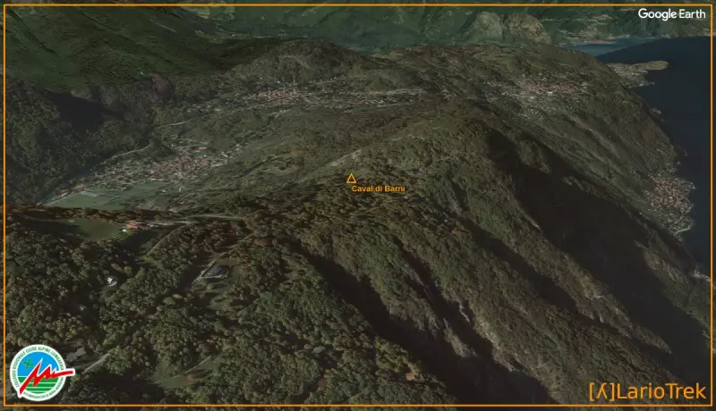 Caval di Barni - Google Earth Image