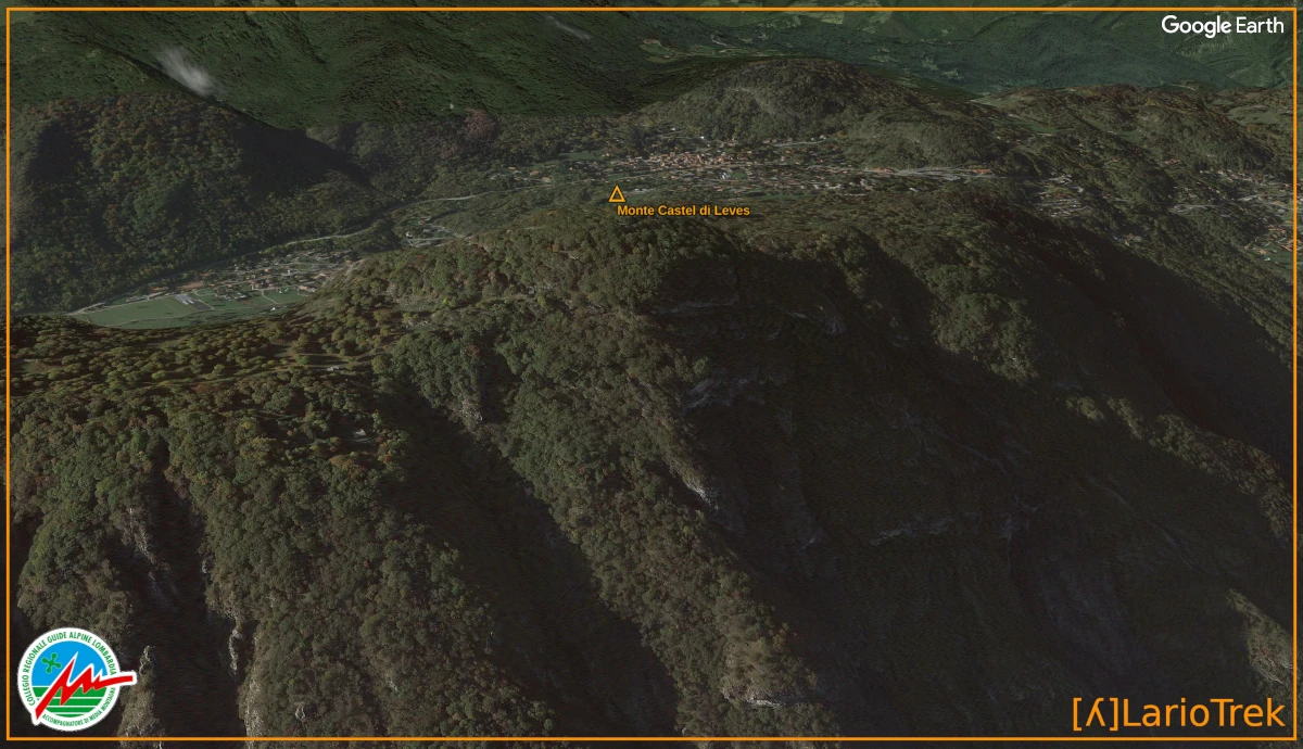 Google Earth Image - Cima Monte Castel di Leves
