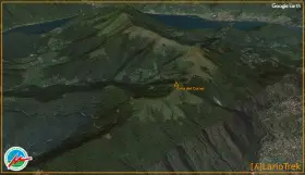Cima del Cornet (Google Earth Image)