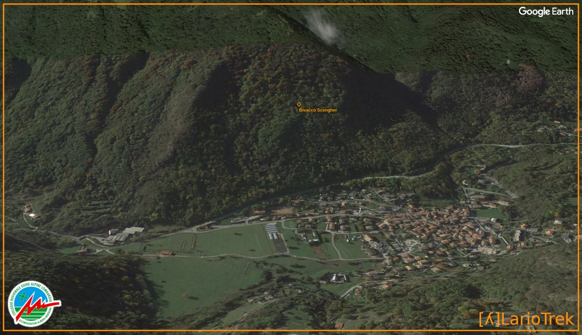 Google Earth Image - Bivacco Scengher