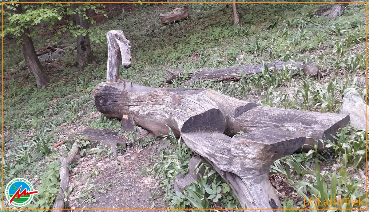 La fontana di acqua potabile del Bivacco Scengher