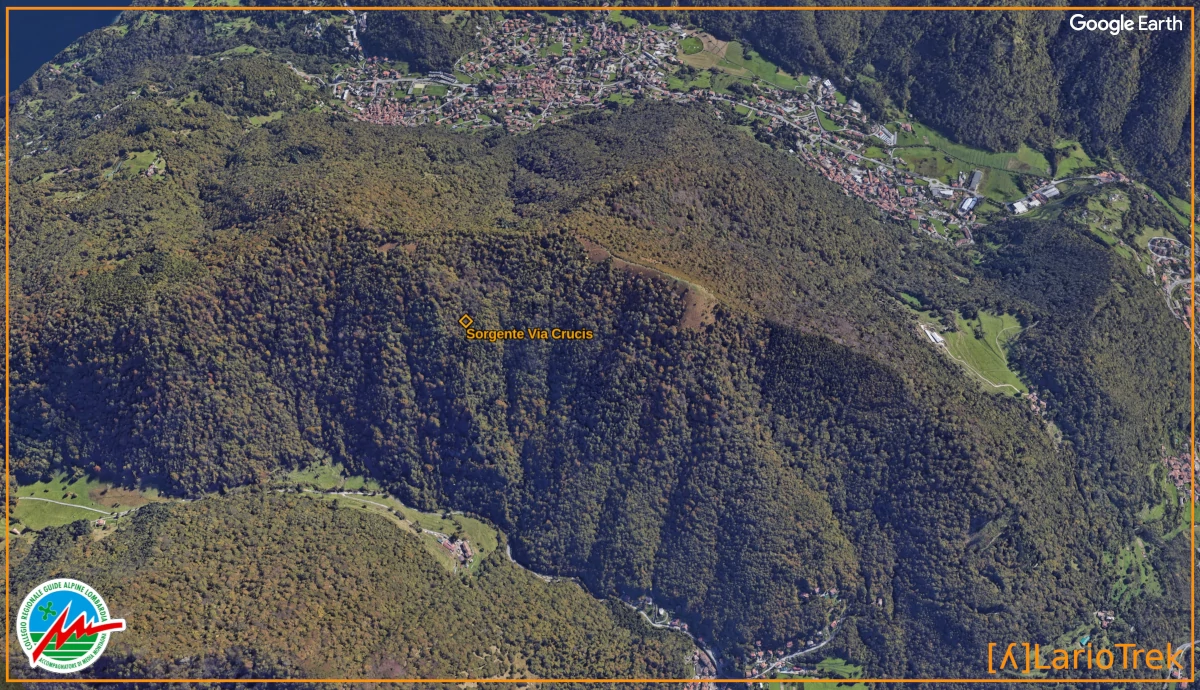 Google Earth Image - Sorgente Via Crucis