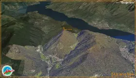 Cima Monte Oriolo (Google Earth Image)