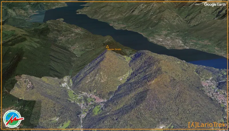 Cima Monte Oriolo - Google Earth Image