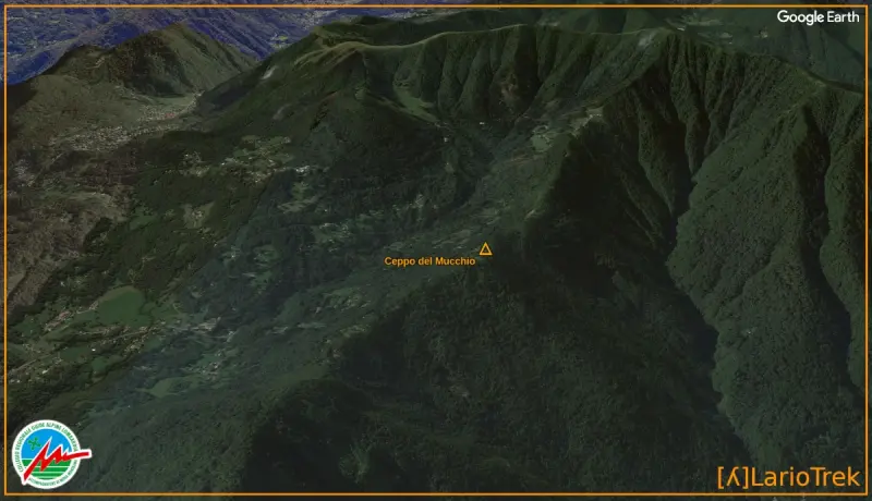 Ceppo del Mucchio - Google Earth Image