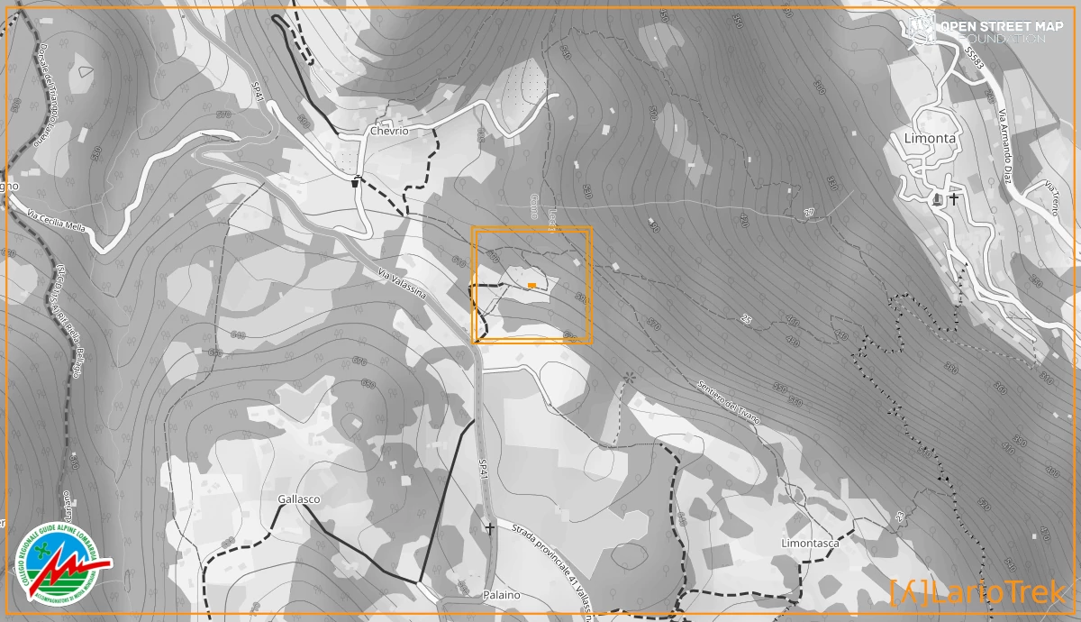 OpenStreetMap - Masso Avello di Guello