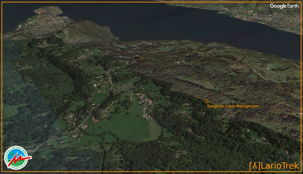 Google Earth Image - Sorgente Canis Refrigerium