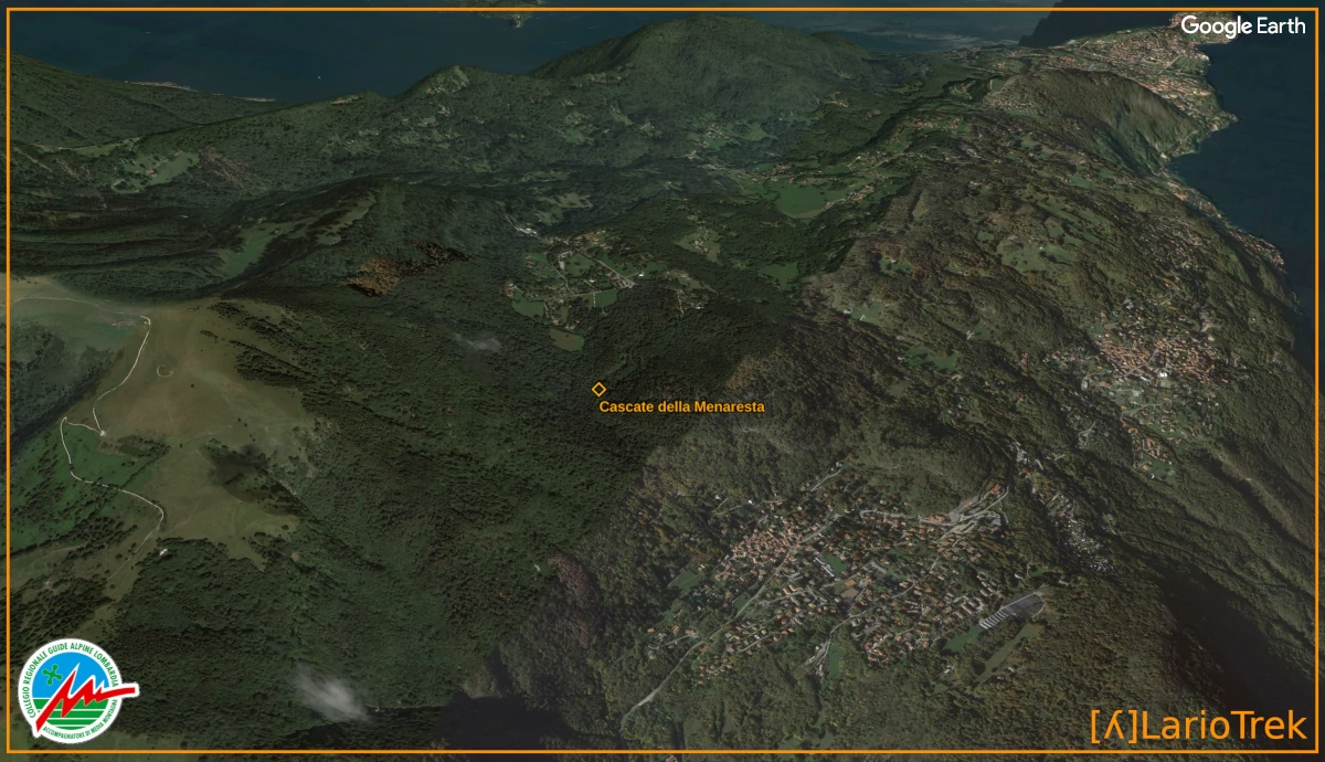 Google Earth Image - Cascate della Menaresta