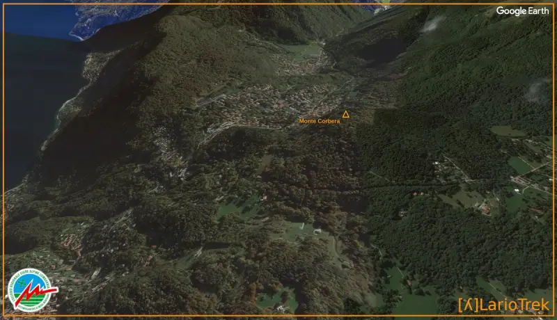 Monte Corbera - Google Earth Image